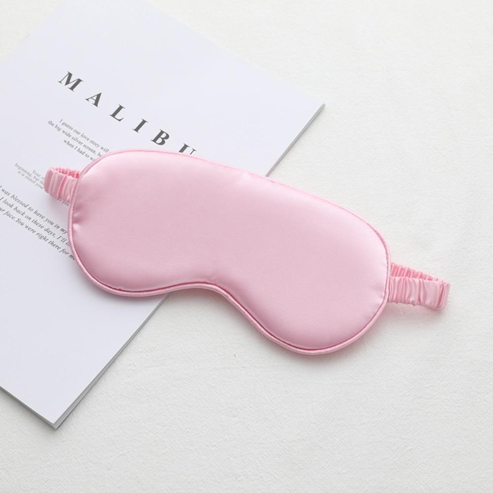 Breathable Sleep Mask Polyester Breathable Eye Mask Simulation Silk Eye Mask Travel Use
