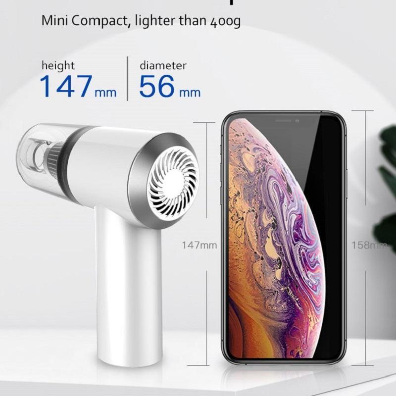 Новый мощный автомобильный пылесос 6000pa, пылесос для влажной/сухой уборки, домашний портативный беспроводной автомобильный пылесос с защитой от клещей