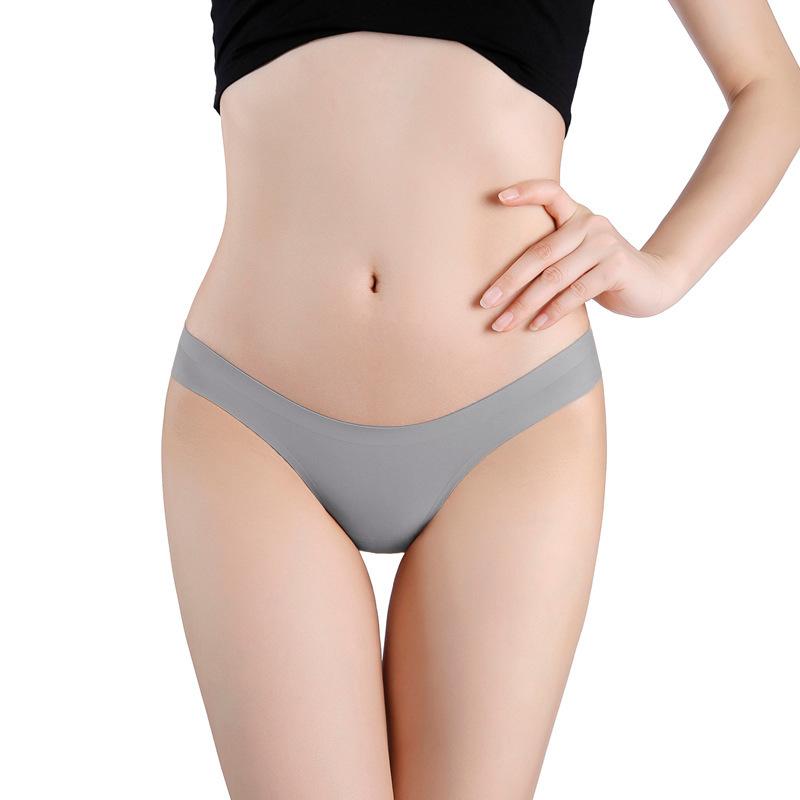 Сексуальное нижнее белье, трусики с низкой посадкой, невидимые трусики с подтяжкой бедер, женские спортивные бесшовные женские трусы