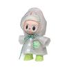 17cm Labubu Raincoat Doll Clothes Heartbeat Macaron Outfits Labubu Accessories