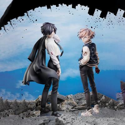 23 см Аниме Фигурка Bungou Stray Dogs Молодой Дадзай Осаму Фигурка Накахара Чуя Фигурка ПВХ Коллекционная Модель Кукла Игрушки
