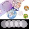 Shape Acrylic Clear Circle Blanks Discs Keyrings Discs Circles Keychain Acrylic Blank Keychain