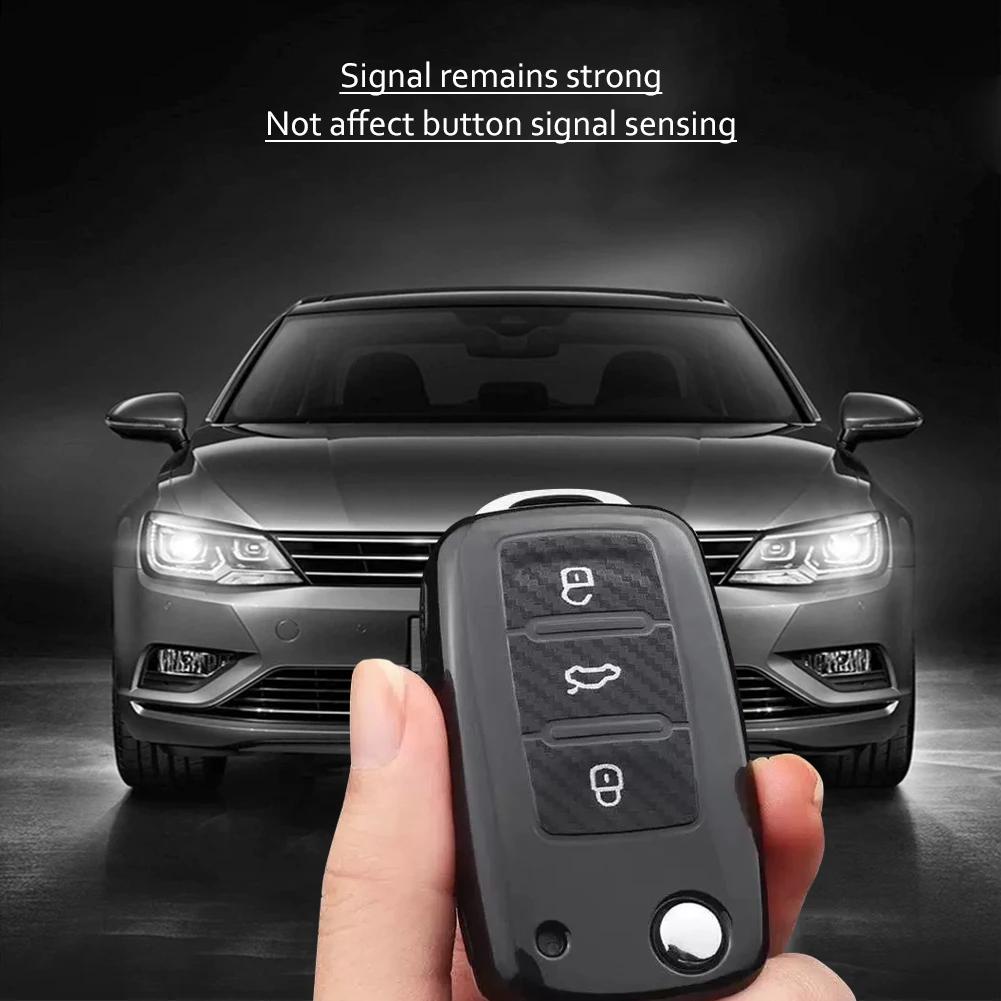 Чехол для автомобильного ключа, держатель для Volkswagen VW Golf mk7 7 3 4 5 6 6r Skoda Octavia A7 polo 9n mk4 passat b7 b8 Tiguan Аксессуары
