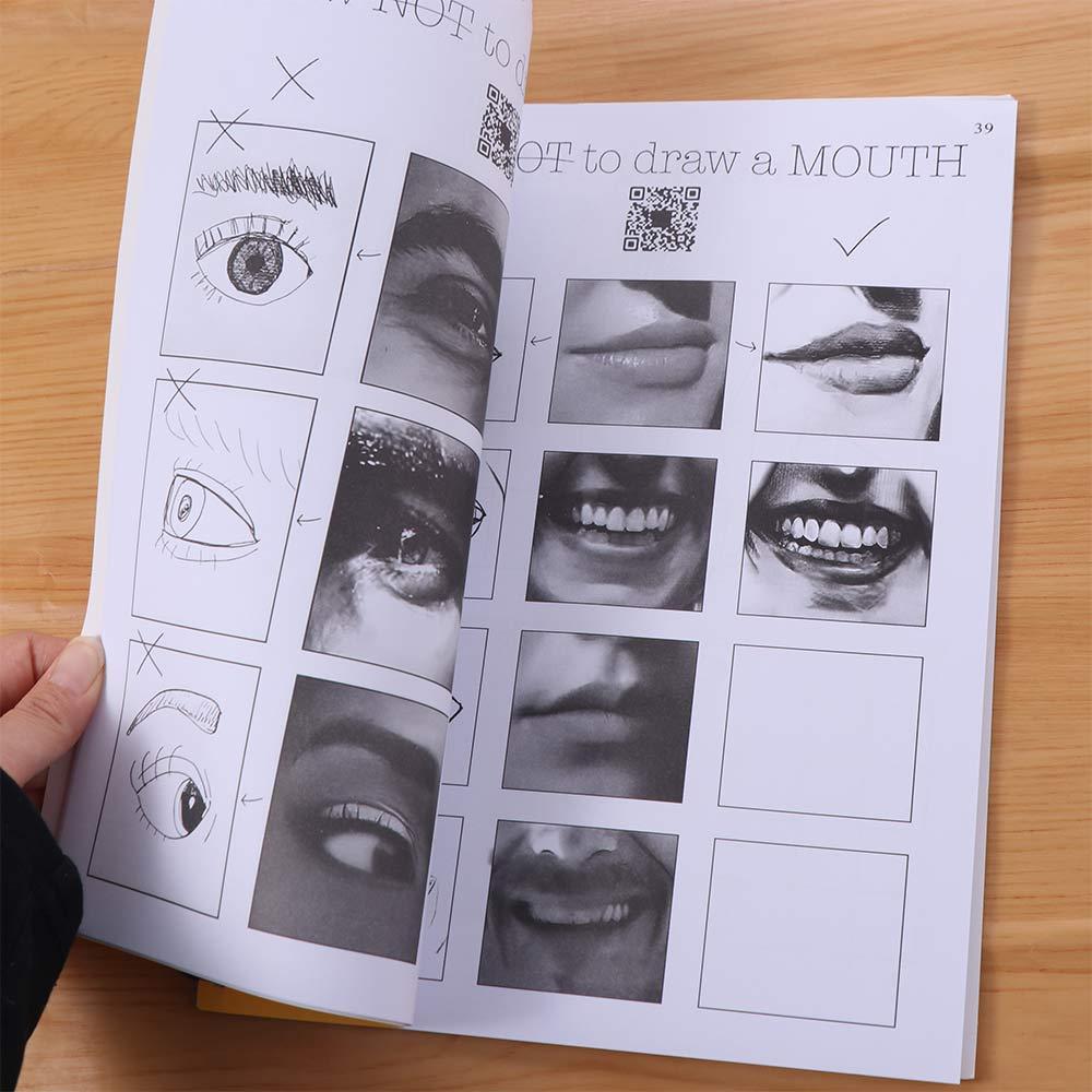 This Is Not a Sketchbook It's an Art Class Drawing Book with Lined Blank Pages for Kids Adults Easy Step Practices Sketchpa