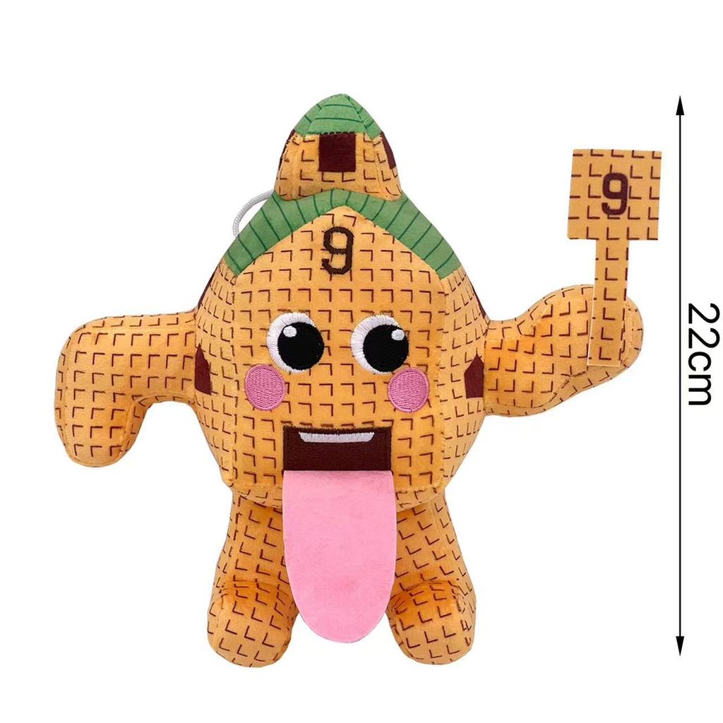 Steal A Brainrot Esok Sekolah Plush Game Peripheral Plushie Cute Cartoon No. 9 House Stuffed Doll Toy Gamer Fans Gift