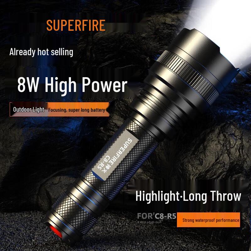 SupFire C8-R5 Rechargeable LED Flashlight