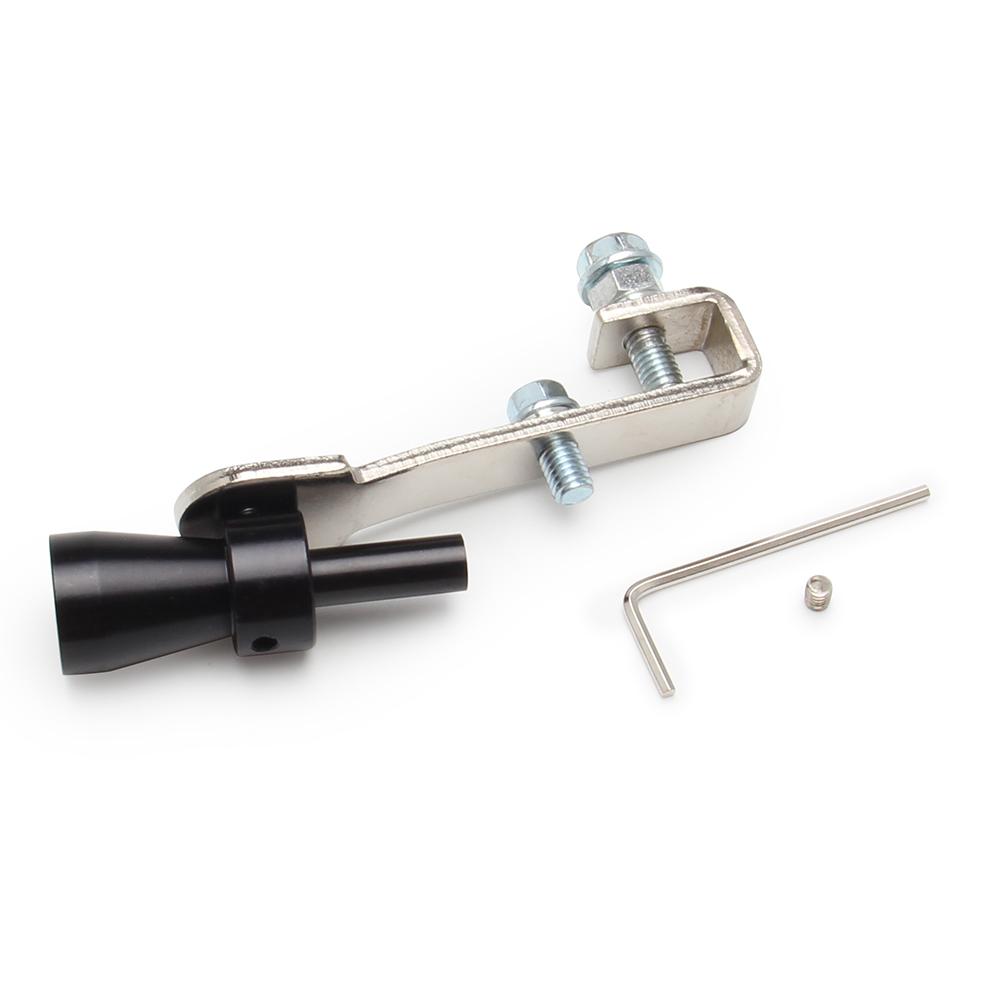 Универсальный автомобильный черный свисток с турбо-звуком, устройство для переоборудования автомобиля, симулятор турбо-звука выхлопной трубы, турбо-глушитель со свистком S/M/L/XL