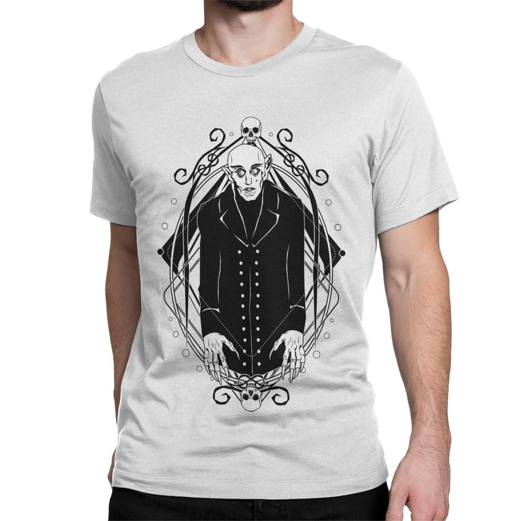 Новинка 1922 Футболка ужасов про вампиров на Хэллоуин для мужчин и женщин, с круглым вырезом, 100% хлопок, футболки Носферату, топы больших размеров