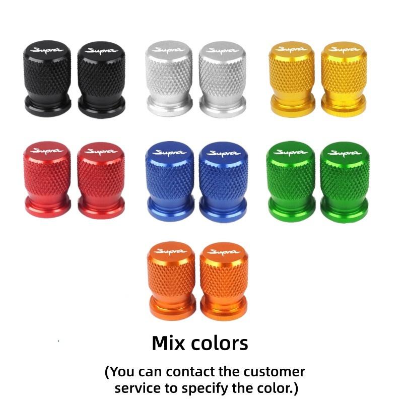 ZLP2 4Pcs Mix Colors Car Wheel Tire Valve Caps for Toyota Supra mk3 mk4 accessories
