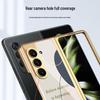 Электрооplated Стеклянный Чехол для Телефона Samsung W24 Fold5 - Высококлассный Креативный Дизайн для Женщин