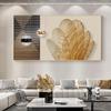 Abstract Large Gold Poster Prints Luxury Minimalist Nordic Decoration Wall Art Modern Canvas Painting Pictures Living Room Decor