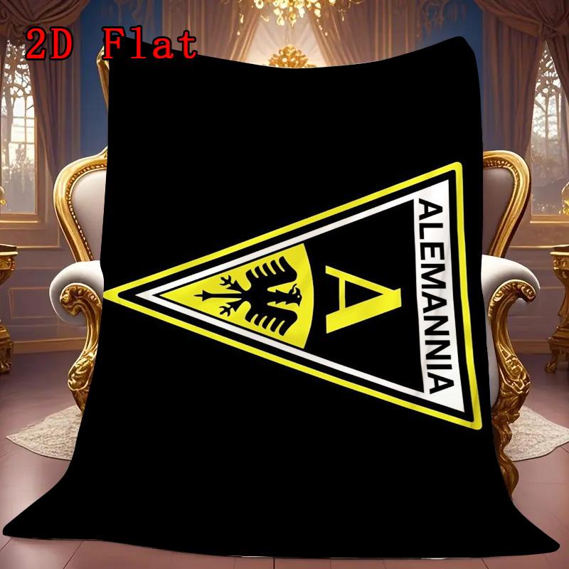 Alemannia 2D Flat Pattern Flannel Blanket High quality All Seasons Warmth and Comfort Perfect for Christmas Gifts.DMT0925078