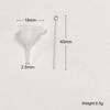 2x Narrow Neck Transparent Plastic Filler Kitchen Gadget