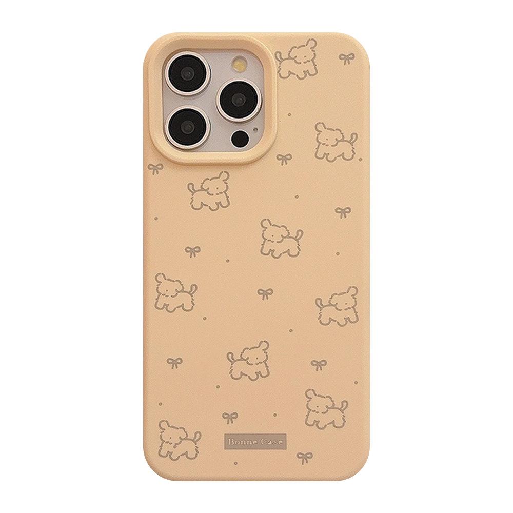 Full-printed Puppy Iphone16 Apple 17 Phone Case 14 Cute Ins Style 13 Applicable 15pro Max Soft