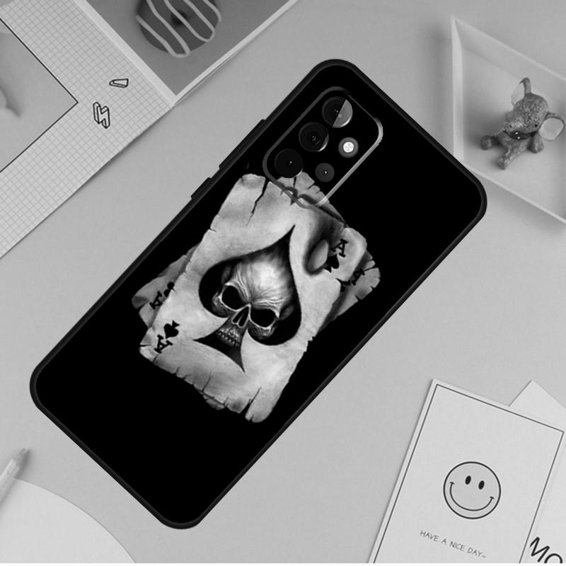 Poker Playing Card Cover For Samsung Galaxy A34 A35 A14 A15 A25 A53 A33 A13 A52 A32 A12 A51 A71 A54 A55 Case