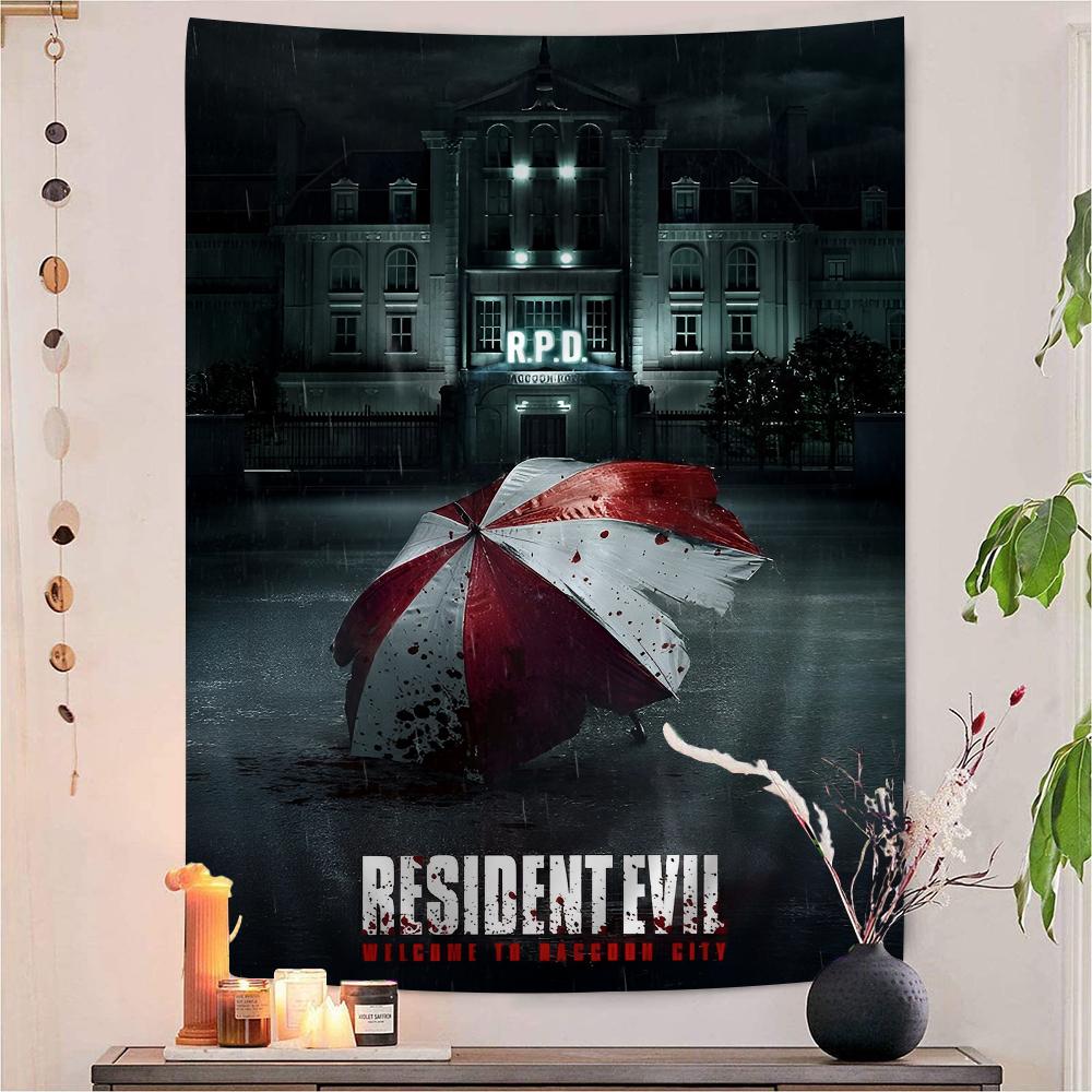 Canvas Painting Game RRESIDENT EVIL DIY Wall Tapestry for Living Room Home Dorm Decor Wall Art Decor