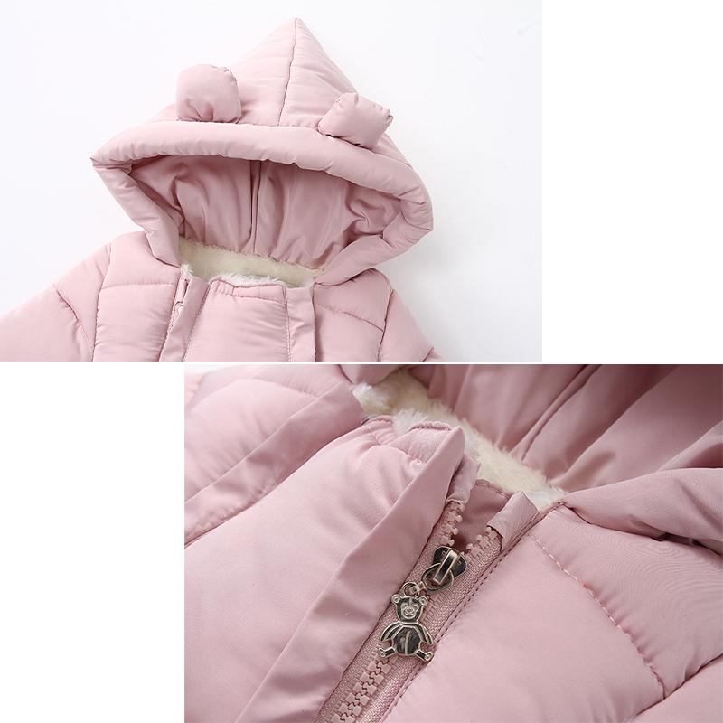 Зимние цельные костюмы для новорожденных, утепленная теплая одежда для скалолазания, комбинезоны