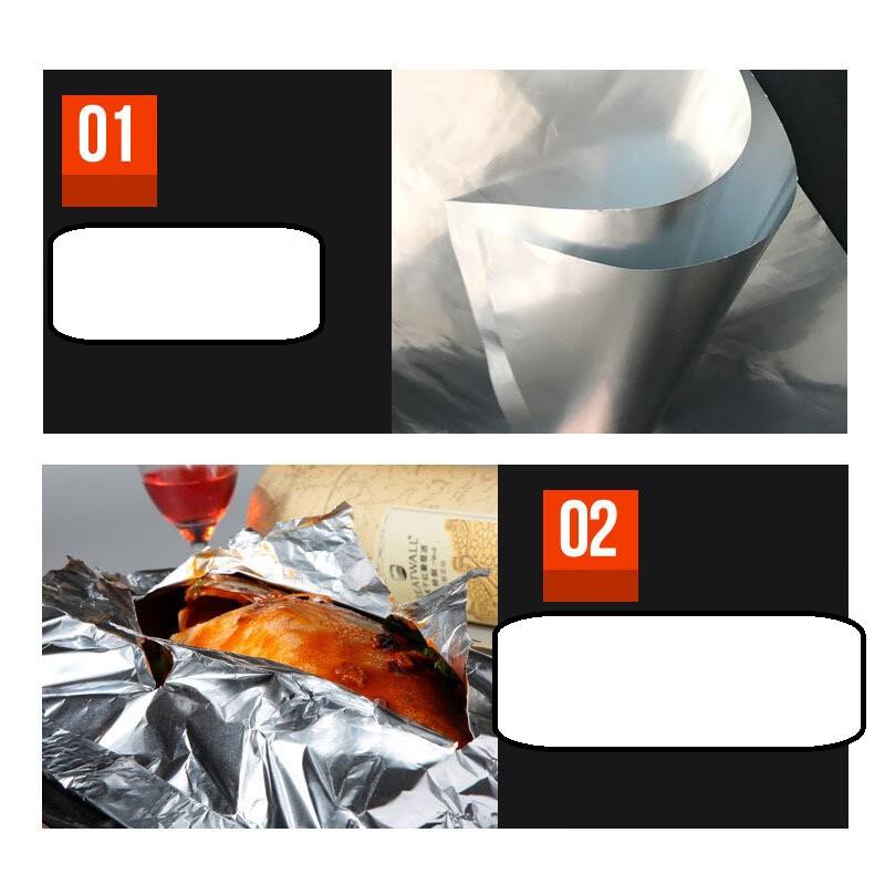 OEING Heavy-Duty Aluminum Foil for BBQ and Baking