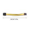 Адаптер PCI-E CPU EPS 8-контактный на двойной 8-контактный разветвитель питания Видеокарта Для майнинг-фермы Видеокарта GPU Для райзера Удлинительный кабель В оплетке
