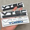 3D ABS Хромированные Черные Буквы VTEC TURBO Логотип Значок Эмблема Наклейка на Задний Багажник Автомобиля для Civic Accord CRV Автоаксессуары