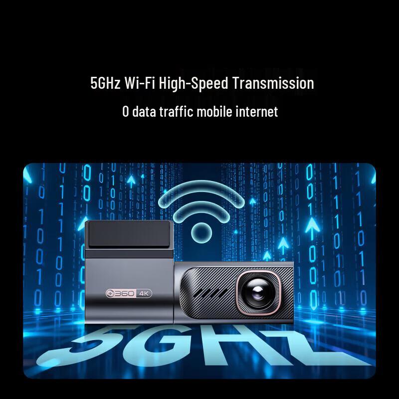 360 K380 Истинный 4K Видеорегистратор (Китайская версия)