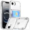 Подходит для iPhone16e Прозрачный чехол для мобильного телефона 15Pro Комплект Пиво Флип-карта Apple 14 Противоударный защитный чехол 3