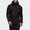adidas TH Parka Повседневная спортивная куртка с капюшоном Мужская верхняя одежда Черный GF4018