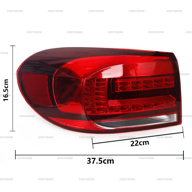 Для Volkswagen VW Tiguan 2013-2017 Задний Бампер Фонарь Заднего Хода Стоп-Сигнал Фонарь Заднего Хода Сборка Автомобиля Аксессуары