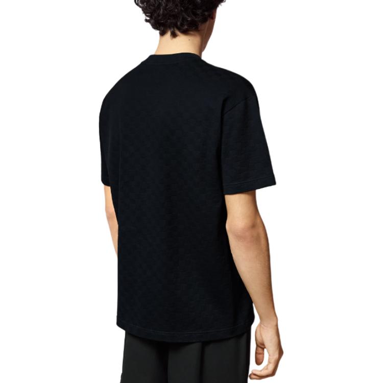 LOUIS VUITTON Damier Cotton Pique T-Shirt 1AFRAL