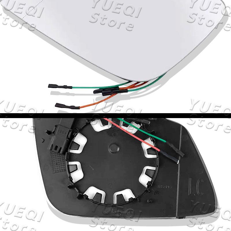 Для BMW E60 E61 E63 E64 F01 F02 F07 F10 F12 F13 F18 Широкоугольное Зеркальное Стекло Заднего Вида с Подогревом Левое / Правое 51167186587 51167186588