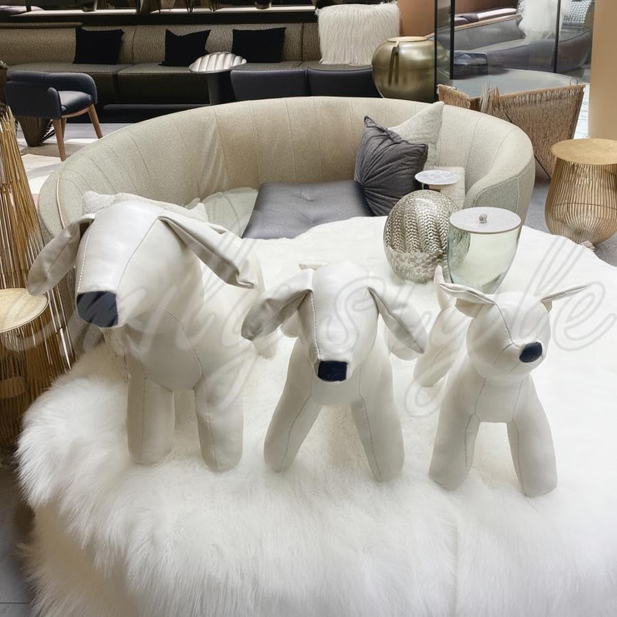 Манекен Торс Эмили Стайл Монохромный Модель Собаки для Питомца Интерьер Плюшевый и Дисплейная Фотография, Принадлежности, Декор, Игрушки, (Маленький, Белый)