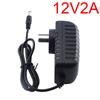 AC DC 12 В 2A 2000ma Адаптер питания EU UK AU US PLUG 5,5*2,5 мм Настенное зарядное устройство для светодиодной ленты лампы камеры видеонаблюдения