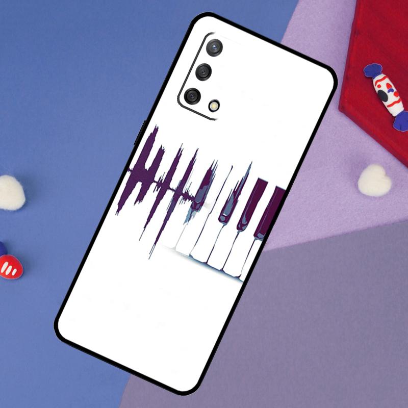 Минималистичный Чехол для Любителя Музыки для Oppo A78 A18 A38 A74 A94 A54 A58 A98 A80 A60 A40 A96 A76 A16 A15 A17 A57 A5 A6 Pro