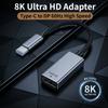 Адаптер Type-C на DP 1.4 (розетка) 8K/4K 60 Гц Thunderbolt 3 Type-C на Displayport 1.4 Конвертер кабеля для MacBook Pro Samsung Dell
