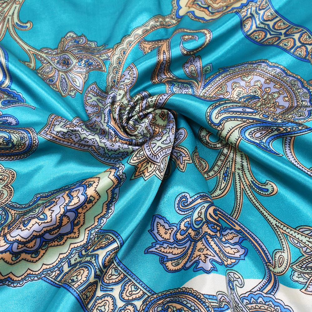 High-quality Luxurious Silk Scarves Headband Scarfs Neck Scarf For Women Chain Silk Scarf Women's Decorative Shawl