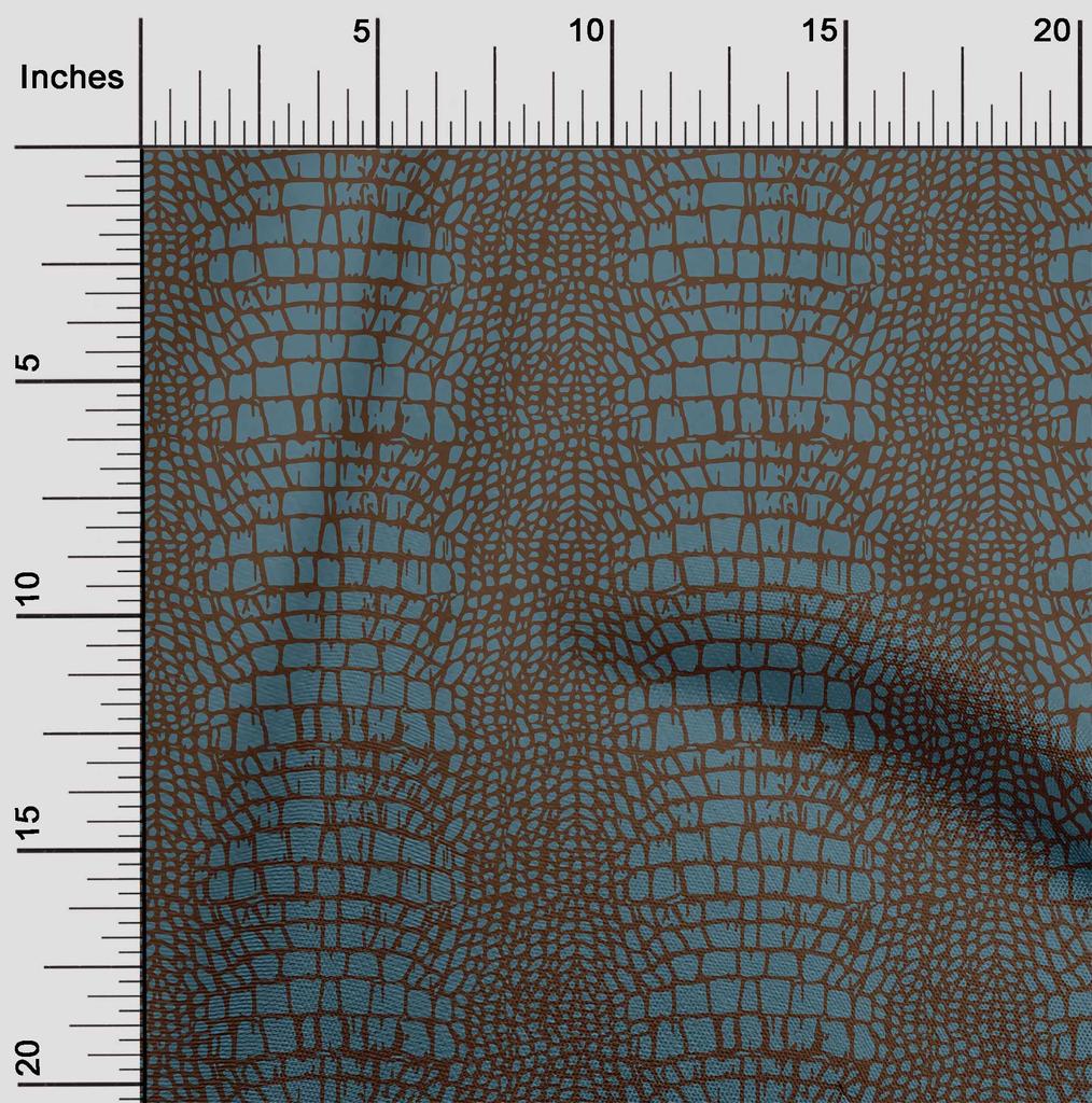 oneOone Хлопковая гибкая ткань лаймово-зеленого цвета, крокодиловая кожа животных, принадлежности для квилтинга, ткань для шитья с принтом в ярдах, 40 дюймов