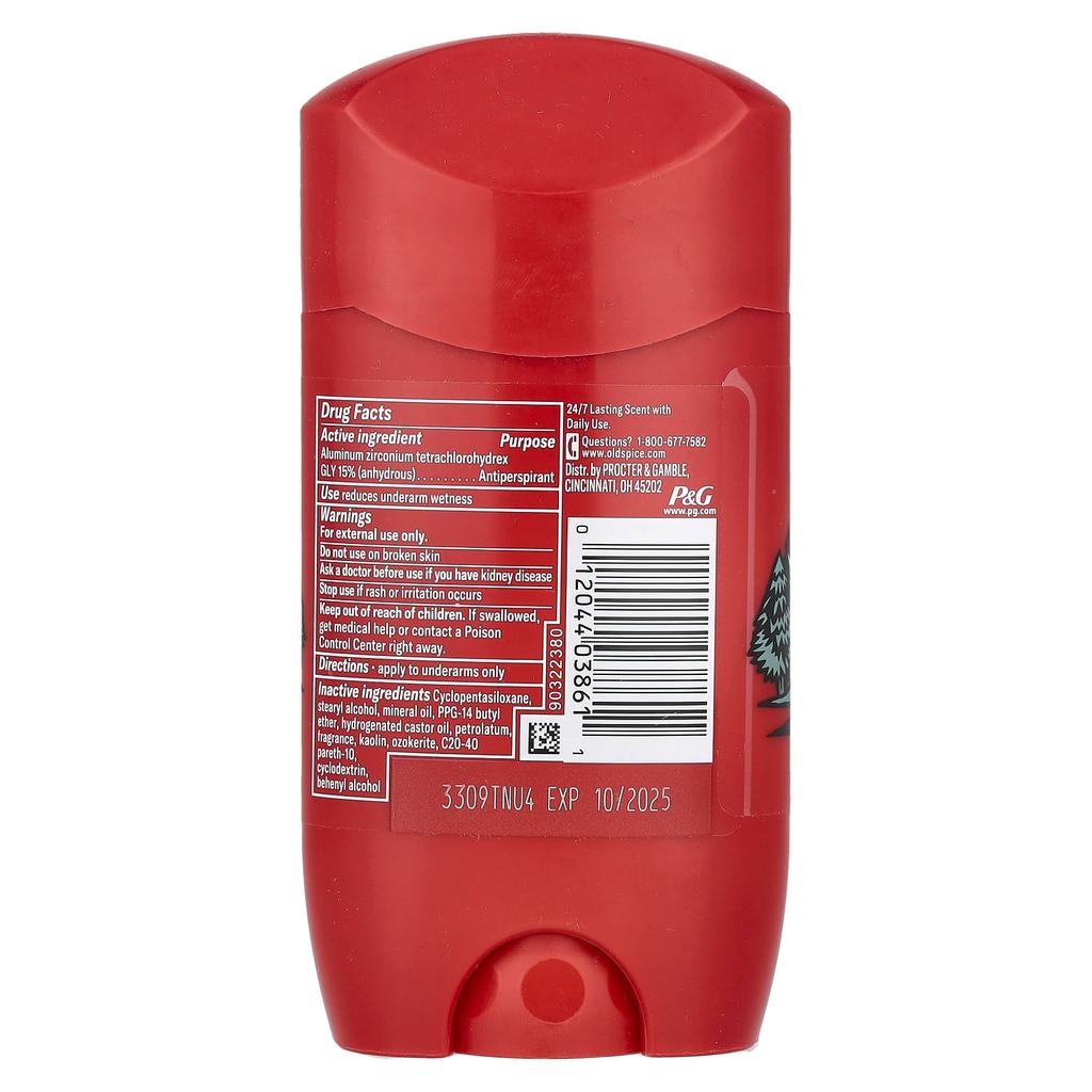 OLD SPICE Антиперспирант и дезодорант, Wolftone, 2,6 унции (73 г)