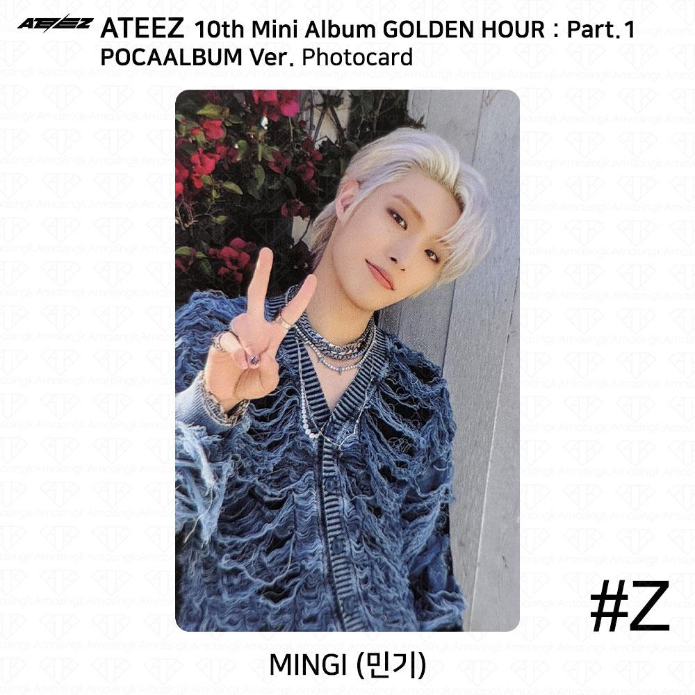 ATEEZ 10-й мини-альбом Golden Hour Part.1 POCAALBUM Фотокарта QR-изображение KPOP