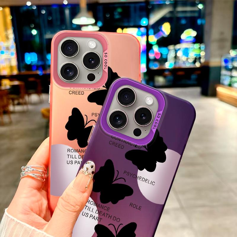 Модный чехол "Романтическая бабочка" для серии Oppo/Realme.Oppo A12,A1 Pro,A16K,Reno6 Lite,A3x,A32,A58,A17,Realme 7i,9i,V23,C15,C20A,Narzo 50A Prime...