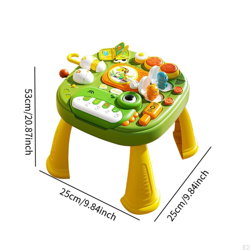 Baby Activity Table Music Center Toy Musical Learning for 1 2 3 4 Year Old Kids