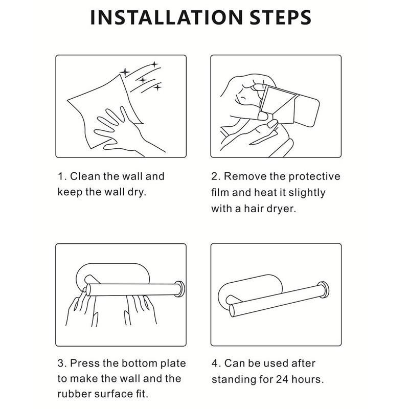 4 шт./компл., вешалка для полотенец из нержавеющей стали для ванной комнаты, вешалка для полотенец, держатель для туалетной бумаги, вешалка для одежды, аксессуары для ванной комнаты