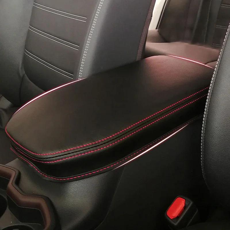 Car Console Armrest Covering Mat for Toyota RAV4 2019 2020 2024 2024 2024 Car Arm Rest Storage Lid Leather Cover Protection Pad
