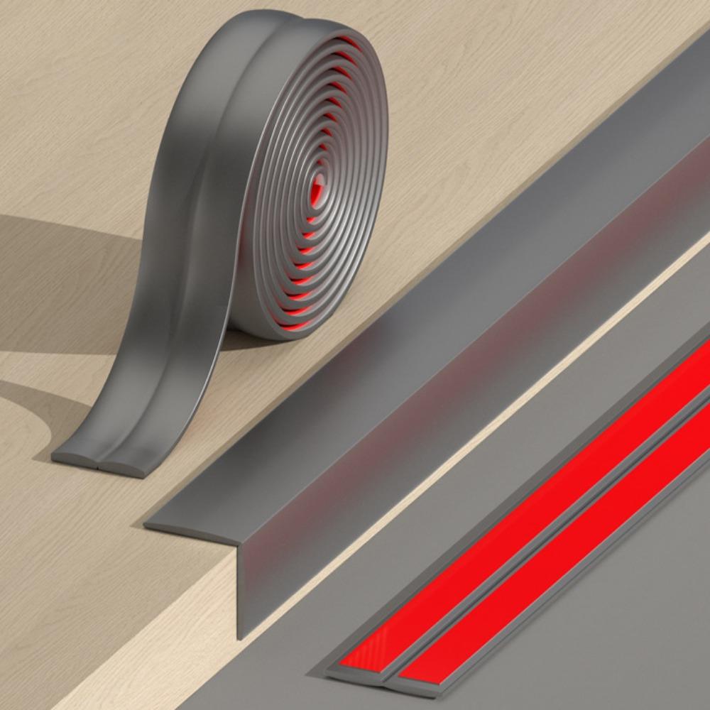 1 м Угловой протектор для стены, отклеиваемый и приклеиваемый, ПВХ угловые накладки, самоклеящаяся, утолщенный L-образный молдинг, защита угла