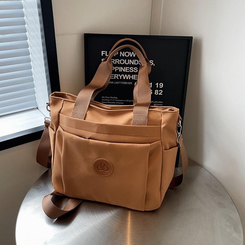 Большая вместительная сумка 2024 года, новая сумка через плечо, женская сумка для поездок на работу, женская сумка в иностранном стиле, повседневная сумка-тоут