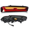 LED Taillight Assembly Rear Brake Turn Signal Light IP67 Waterproof Replacement for Camaro 2016‑2018 Red