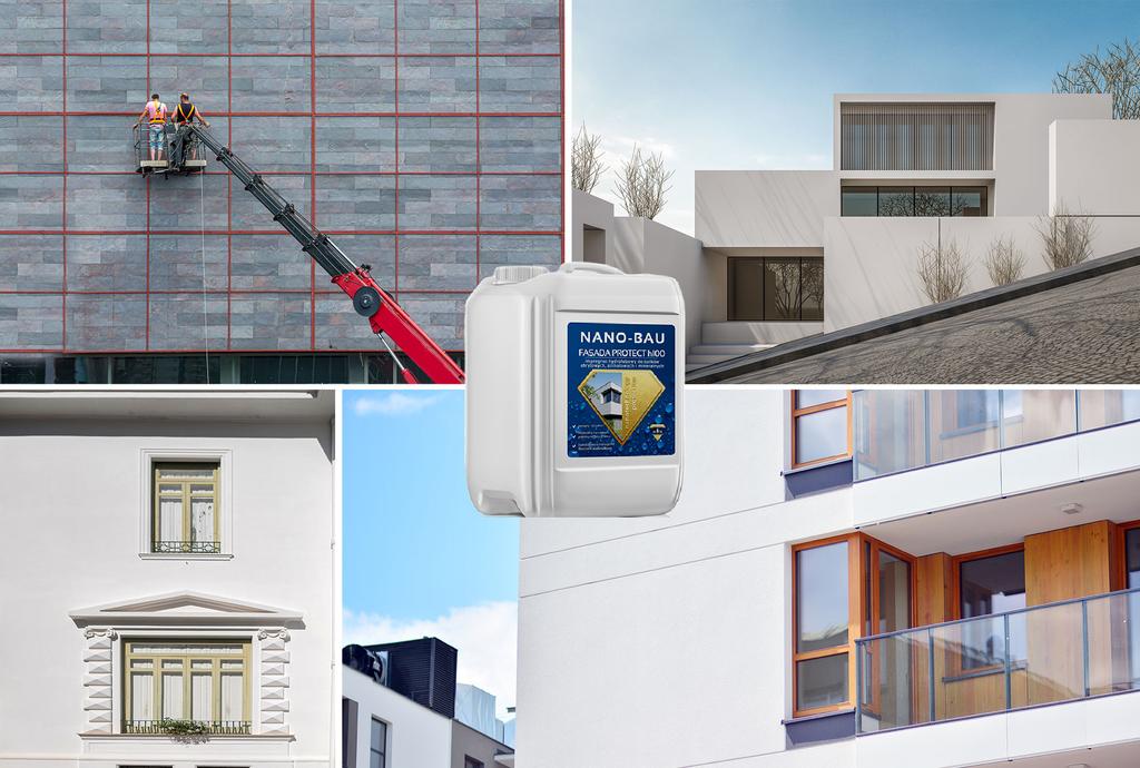 NANO-BAU FASADA PROTECT H100 plaster impregnation 10L