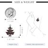 Crystal Christmas Tree Brooch Full Diamond Breastpin Christmas Gift Decoration for Women