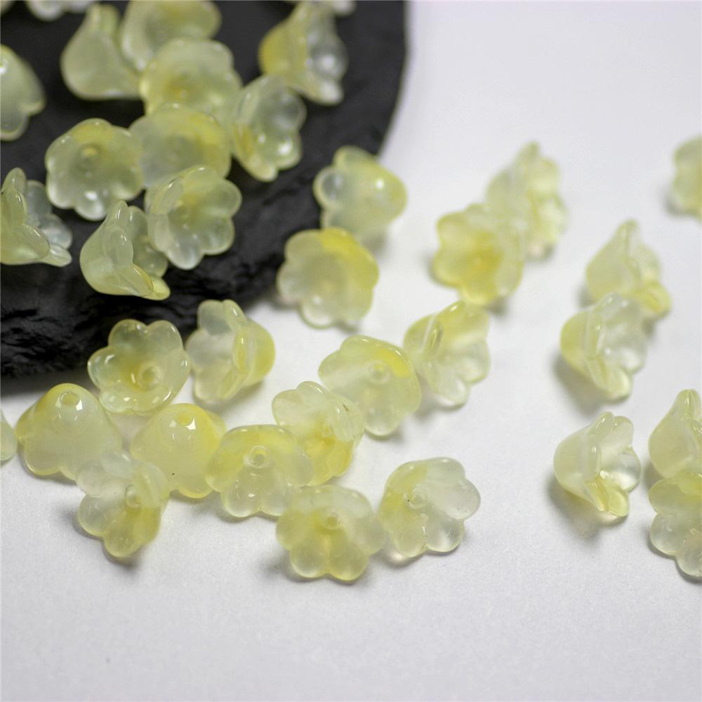 For Jewelry Making Jewelry Accessories High Quality Bracelets Necklace Beads Caps 20PCS/Lot 12x7mm Charms DIY Popular Spacer Beads Glass