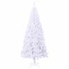 Artificial Christmas Tree White 240 cm PVC and Steel