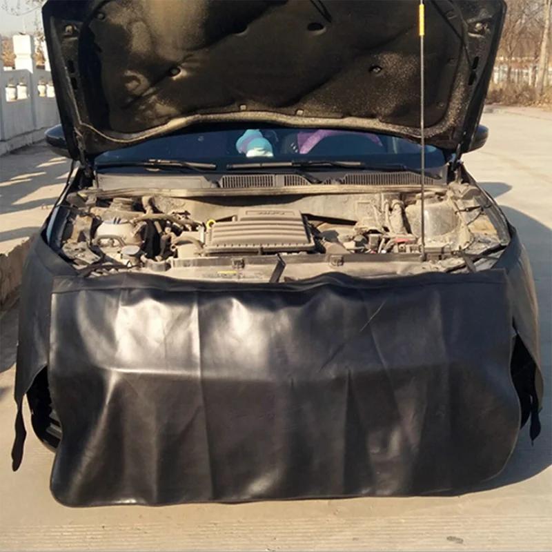 Универсальный автомобильный магнитный чехол на переднее крыло, складной защитный коврик для механика, коврик для авторемонта